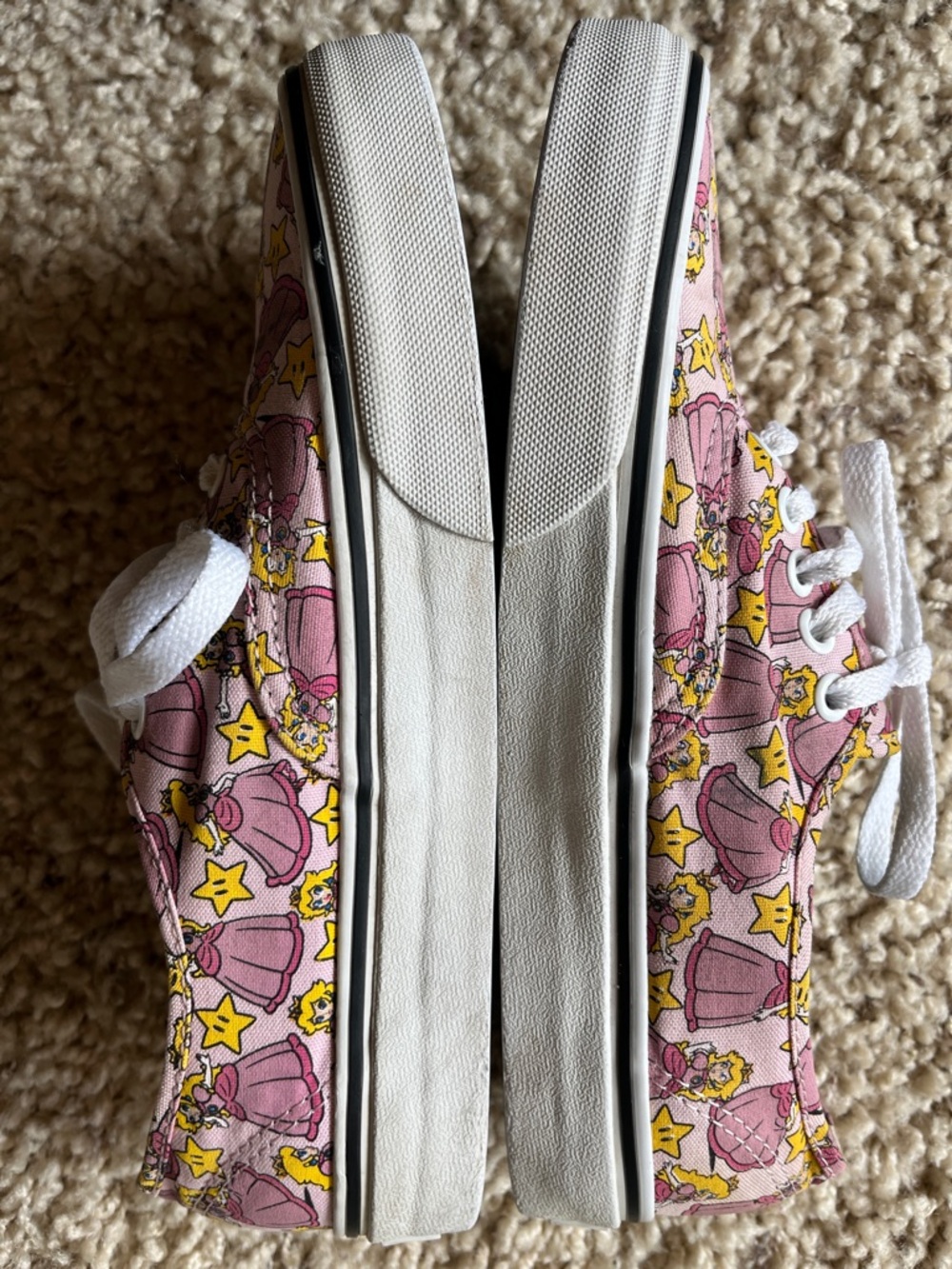 Vans Princess Peach Print Sneakers - Picture 7 of 8